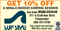 Special Coupon Offer for Flowrider-Surf-Style